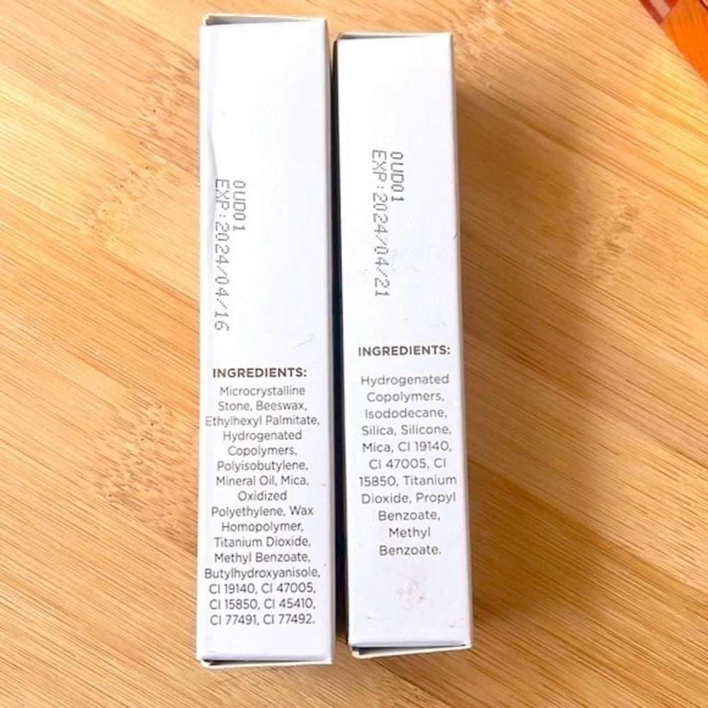 Brand New Evelier Set of 2 Lipstick Lip Gloss Pigmented Hydrating Coverage Shine